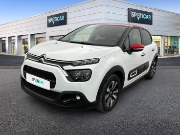 SPOTICAR Citroën C3 Puretech 83 S&s Bvm5 Shine Occasion - Citadine Essence Blanc - Ste Genevieve - 1203999032_1