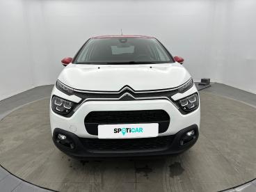 SPOTICAR Citroën C3 Puretech 83 S&s Bvm5 Shine Occasion - Citadine Essence Blanc - Ste Genevieve - 1203999032_2