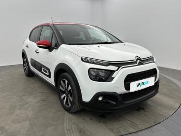 SPOTICAR Citroën C3 Puretech 83 S&s Bvm5 Shine Occasion - Citadine Essence Blanc - Ste Genevieve - 1203999032_3