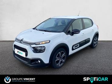 SPOTICAR Citroën C3 Societe Bluehdi 100 S&s Bvm Feel Nav Occasion - Utilitaire Diesel Blanc - Montlucon - 1203999919_1