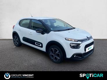 SPOTICAR Citroën C3 Societe Bluehdi 100 S&s Bvm Feel Nav Occasion - Utilitaire Diesel Blanc - Montlucon - 1203999919_3