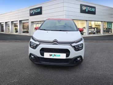 SPOTICAR Citroën C3 1.2 Puretech 83ch S&s Shine Occasion - Citadine Essence Blanc Banquise (o) - Rouge Aden - Bourg En Bresse - 1204001172_2