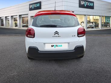 SPOTICAR Citroën C3 1.2 Puretech 83ch S&s Shine Occasion - Citadine Essence Blanc Banquise (o) - Rouge Aden - Bourg En Bresse - 1204001172_5
