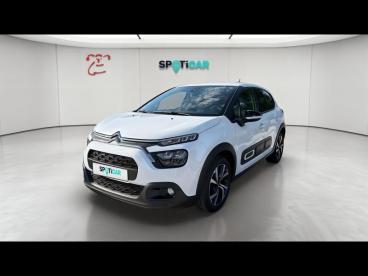 SPOTICAR Citroën C3 1.2 Puretech 110ch S&s Shine Eat6 Occasion - Citadine Essence Blanc Banquise (o) - Noir Onyx - Aix En Provence - 1204001852_1