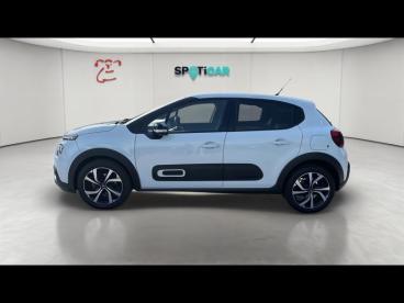 SPOTICAR Citroën C3 1.2 Puretech 110ch S&s Shine Eat6 Occasion - Citadine Essence Blanc Banquise (o) - Noir Onyx - Aix En Provence - 1204001852_2