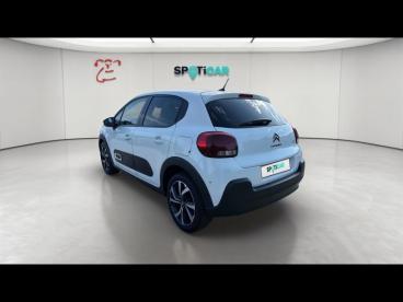 SPOTICAR Citroën C3 1.2 Puretech 110ch S&s Shine Eat6 Occasion - Citadine Essence Blanc Banquise (o) - Noir Onyx - Aix En Provence - 1204001852_3