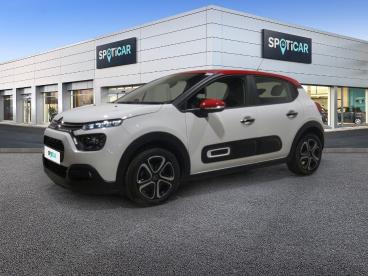 SPOTICAR Citroën C3 Puretech 83 S&s Bvm5 Shine Occasion - Citadine Essence Blanc - Rennes - 1204002681_1