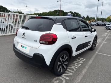 SPOTICAR Citroën C3 Puretech 110 S&s Eat6 Shine Occasion - Citadine Essence Blanc - Rennes - 1204002683_3