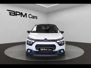 SPOTICAR Citroën C3 1.2 Puretech 110ch S&s Shine 120-123g Occasion - Citadine Essence Blanc Banquise (o) - Bleu Emeraude - Orleans Cedex 02 - 1204003227_2