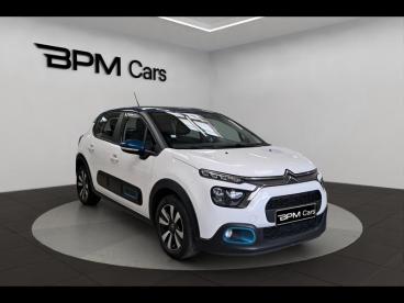 SPOTICAR Citroën C3 1.2 Puretech 110ch S&s Shine 120-123g Occasion - Citadine Essence Blanc Banquise (o) - Bleu Emeraude - Orleans Cedex 02 - 1204003227_3