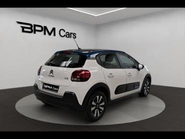 SPOTICAR Citroën C3 1.2 Puretech 110ch S&s Shine 120-123g Occasion - Citadine Essence Blanc Banquise (o) - Bleu Emeraude - Orleans Cedex 02 - 1204003227_5
