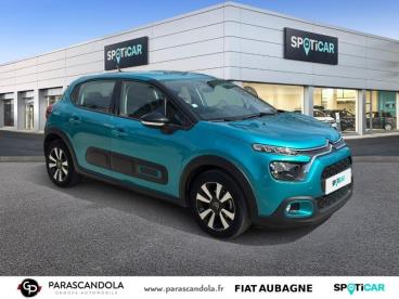 SPOTICAR Citroën C3 110ch S&s Shine Eat6 Occasion - Citadine Essence Spring Blue (m) - Aubagne - 1204003555_3