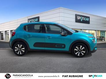 SPOTICAR Citroën C3 110ch S&s Shine Eat6 Occasion - Citadine Essence Spring Blue (m) - Aubagne - 1204003555_5