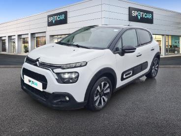 SPOTICAR Citroën C3 Puretech 110 S&s Eat6 Shine Occasion - Citadine Essence Blanc - Rennes - 1204004749_1
