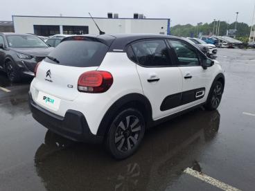SPOTICAR Citroën C3 Puretech 110 S&s Eat6 Shine Occasion - Citadine Essence Blanc - Rennes - 1204004749_3
