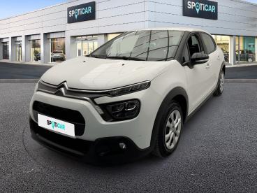 SPOTICAR Citroën C3 Bluehdi 100 Ch Bvm6 Plus Occasion - Citadine Diesel Blanc - Marseille Cedex 8 - 1204005005_1