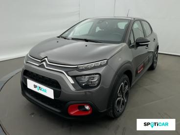 SPOTICAR Citroën C3 1.2 Puretech 110ch S&s Shine Eat6 Occasion - Citadine Essence Gris Platinium (m) - Eybens - 1204005224_1