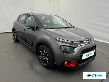 SPOTICAR Citroën C3 1.2 Puretech 110ch S&s Shine Eat6 Occasion - Citadine Essence Gris Platinium (m) - Eybens - 1204005224_3