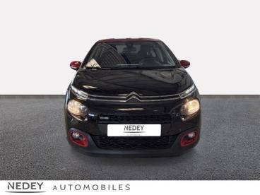 SPOTICAR Citroën C3 Puretech 82ch Feel Occasion - Citadine Essence Noir Perla Nera - Rouge Aden - Belfort - 1204007135_2