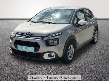 SPOTICAR Citroën C3 Puretech 83 Bvm You Occasion - Citadine Essence Beige - Belley - 1204007948_1