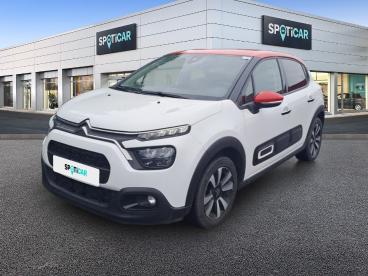 SPOTICAR Citroën C3 Puretech 83 S&s Bvm5 Shine Occasion - Citadine Essence Blanc - Rennes - 1204008226_1