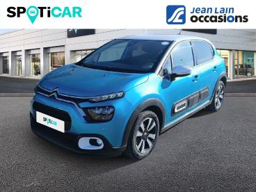 SPOTICAR Citroën C3 Puretech 110 S&s Eat6 Shine Occasion - Citadine Essence Bleu - Anthy Sur Leman - 1204008365_1
