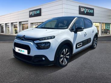 SPOTICAR Citroën C3 1.2 Puretech 83ch S&s Max Occasion - Citadine Essence Blanc Banquise (o) - Reims - 1204009314_1