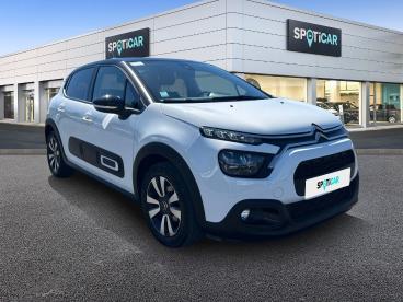 SPOTICAR Citroën C3 1.2 Puretech 83ch S&s Max Occasion - Citadine Essence Blanc Banquise (o) - Reims - 1204009314_3