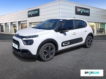 SPOTICAR Citroën C3 Puretech 83 Ch Bvm5 Plus Occasion - Citadine Essence Blanc - Anthy Sur Leman - 1204009950_1