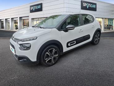 SPOTICAR Citroën C3 1.5 Bluehdi 100ch S&s Feel Pack E6.d Occasion - Citadine Diesel Blanc Banquise (o) - Saint Brieuc - 1204010019_1