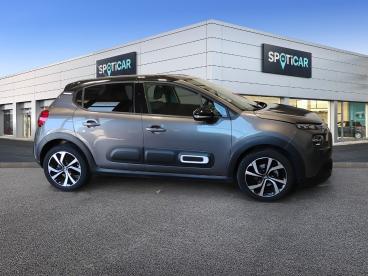 SPOTICAR Citroën C3 Puretech 110 S&s Eat6 Shine Pack Occasion - Citadine Essence Gris Fonce - Montpellier - 1204010427_3