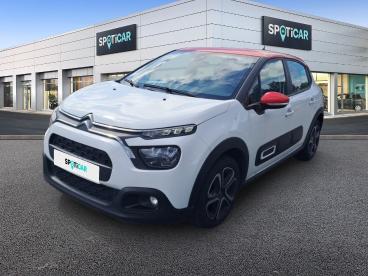 SPOTICAR Citroën C3 Puretech 83 S&s Bvm5 Shine Occasion - Citadine Essence Blanc - Rennes - 1204011076_1