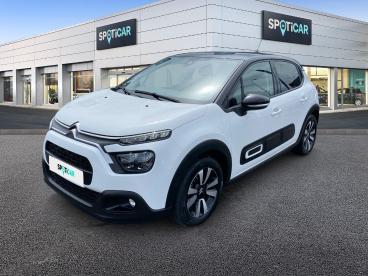 SPOTICAR Citroën C3 1.2 Puretech 83ch S&s Shine Occasion - Citadine Essence Blanc Banquise (o) - Noir Perla Nera - Charleville Mezieres - 1204011707_1