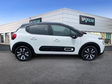 SPOTICAR Citroën C3 1.2 Puretech 83ch S&s Shine Occasion - Citadine Essence Blanc Banquise (o) - Noir Perla Nera - Charleville Mezieres - 1204011707_4