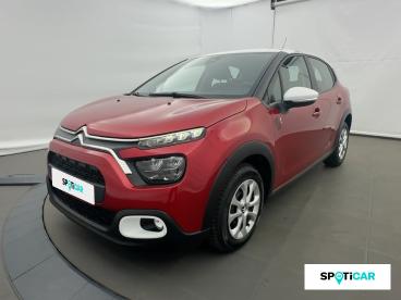 SPOTICAR Citroën C3 1.2 Puretech 83ch S&s You! Occasion - Citadine Essence Rouge Elixir (s) - Blanc Opale - Bourg En Bresse - 1204013390_1