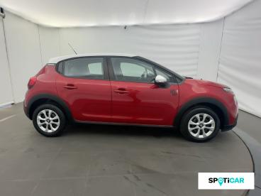 SPOTICAR Citroën C3 1.2 Puretech 83ch S&s You! Occasion - Citadine Essence Rouge Elixir (s) - Blanc Opale - Bourg En Bresse - 1204013390_4