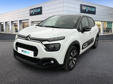 SPOTICAR Citroën C3 Puretech 83 Ch Bvm5 Max Occasion - Citadine Essence Blanc - Castelnau-d Estretefonds - 1204014321_1