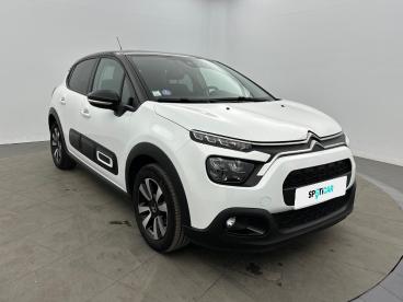 SPOTICAR Citroën C3 Puretech 83 Ch Bvm5 Max Occasion - Citadine Essence Blanc - Castelnau-d Estretefonds - 1204014321_3