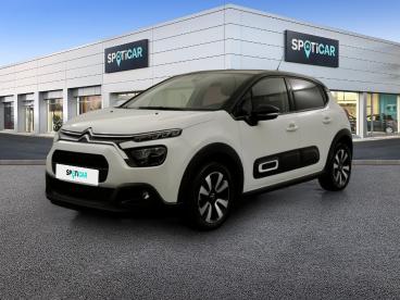 SPOTICAR Citroën C3 Puretech 83 Ch Bvm5 Max Occasion - Citadine Essence Blanc - Roncq - 1204014589_1
