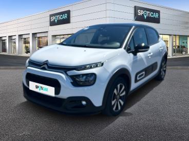 SPOTICAR Citroën C3 1.2 Puretech 83ch S&s Max Occasion - Citadine Essence Blanc Banquise (o) - Reims - 1204015623_1