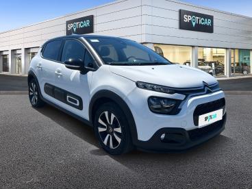 SPOTICAR Citroën C3 1.2 Puretech 83ch S&s Max Occasion - Citadine Essence Blanc Banquise (o) - Reims - 1204015623_3