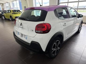 SPOTICAR Citroën C3 1.2 Puretech 83ch S&s Feel Pack Occasion - Citadine Essence Blanc Banquise (o) - Saint Flour - 1204023959_5