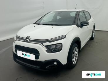 SPOTICAR Citroën C3 1.5 Bluehdi 100ch S&s Bvm 6 Feel Occasion - Utilitaire Diesel Blanc Banquise - Eybens - 1204024074_1