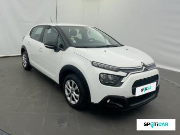 SPOTICAR Citroën C3 1.5 Bluehdi 100ch S&s Bvm 6 Feel Occasion - Utilitaire Diesel Blanc Banquise - Eybens - 1204024074_3