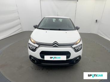 SPOTICAR Citroën C3 1.2 Puretech 83ch S&s Feel Nav Occasion - Utilitaire Essence Blanc Banquise - Eybens - 1204024087_2