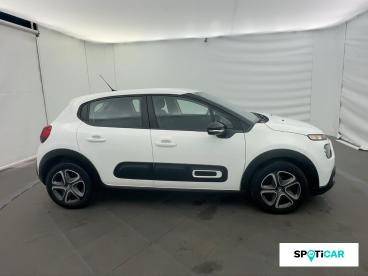 SPOTICAR Citroën C3 1.2 Puretech 83ch S&s Feel Nav Occasion - Utilitaire Essence Blanc Banquise - Eybens - 1204024087_4