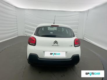 SPOTICAR Citroën C3 1.2 Puretech 83ch S&s Feel Nav Occasion - Utilitaire Essence Blanc Banquise - Eybens - 1204024087_5