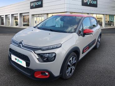 SPOTICAR Citroën C3 Puretech 110 S&s Eat6 Shine Occasion - Citadine Essence Beige - Chambry - 1204025691_1