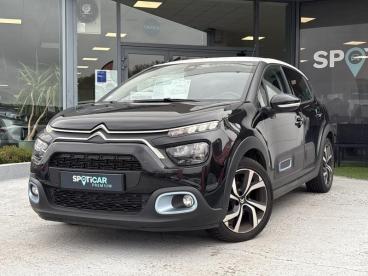 SPOTICAR Citroën C3 1.2 Puretech 110ch S&s Elle Eat6 Occasion - Citadine Essence Noir Perla Nera (n) - Blanc Opale - Morigny Champigny - 1204027666_1