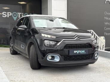 SPOTICAR Citroën C3 1.2 Puretech 110ch S&s Elle Eat6 Occasion - Citadine Essence Noir Perla Nera (n) - Blanc Opale - Morigny Champigny - 1204027666_3